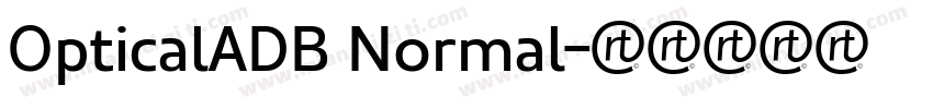 OpticalADB Normal字体转换
